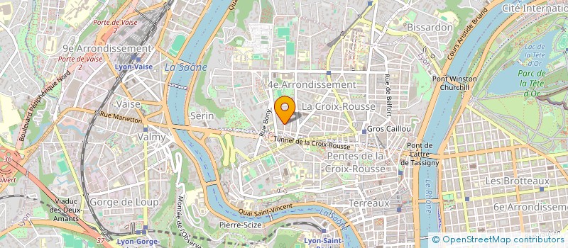 localisation de l'entreprise SCI LE MAZOT  LYON 4EME