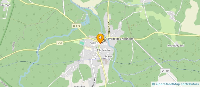 localisation de l'entreprise SCI LE MEDIEVAL  VILLANDRAUT