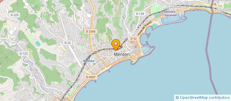 localisation de l'entreprise SCI LE MEDITERRANEE MEDICAL à MENTON