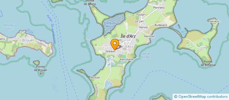 localisation de l'entreprise SCI LE MEGOET 1  ILE-D'ARZ