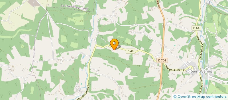 localisation de l'entreprise SCI LE MEJAT  SAINT-GENIES