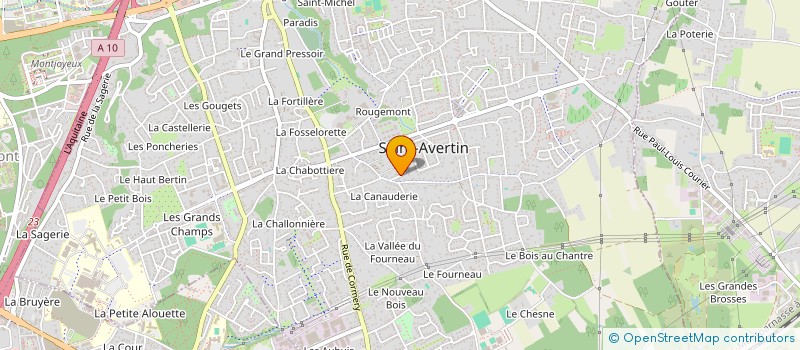 localisation de l'entreprise SCI LE MELEZE  SAINT-AVERTIN