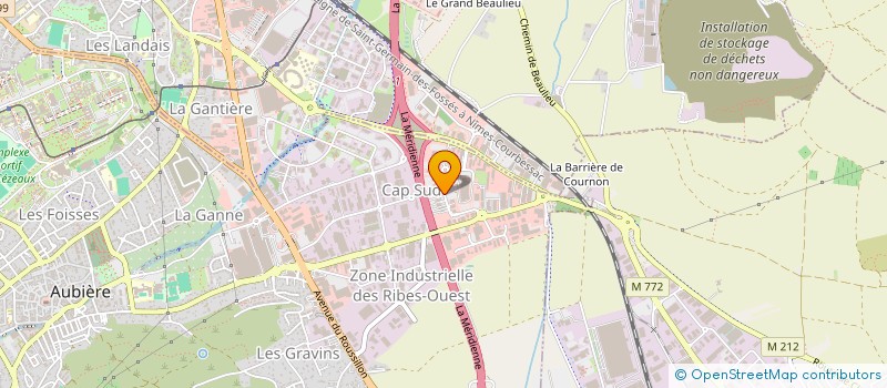 localisation de l'entreprise SCI LE MELISS  AUBIERE