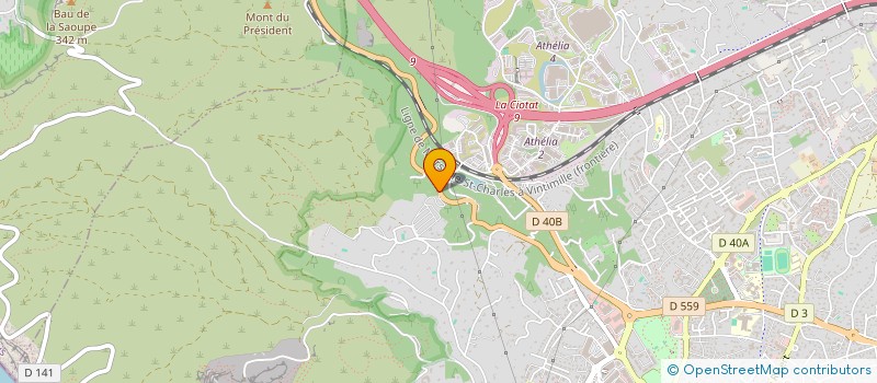 localisation de l'entreprise SCI LE MELLAN  LA CIOTAT