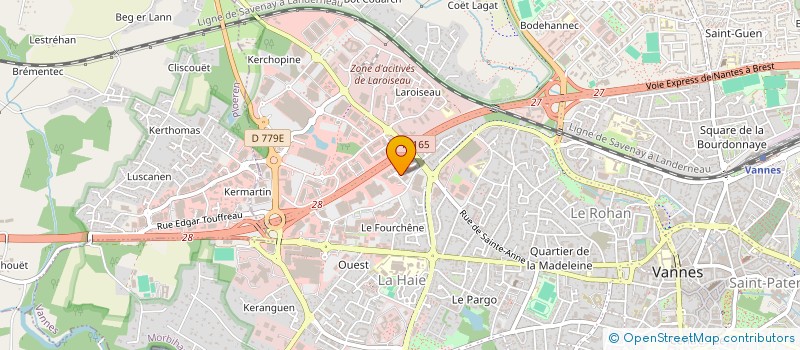 localisation de l'entreprise SCI LE MELLEC IMMOBILIER à VANNES