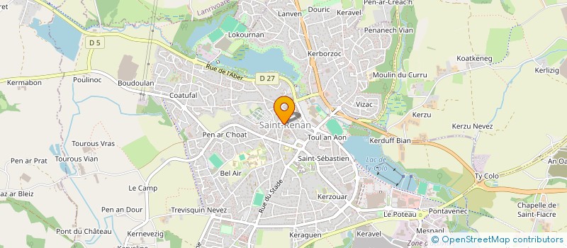 localisation de l'entreprise SCI LE MENEC  SAINT-RENAN