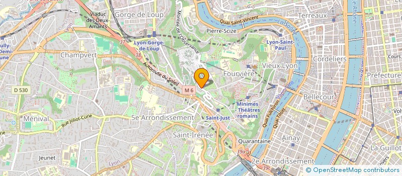 localisation de l'entreprise SCI LE MENHIR  LYON