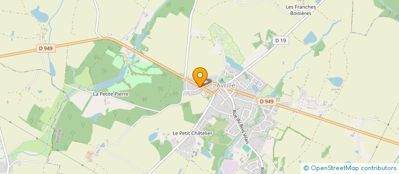 localisation de l'entreprise SCI LE MENHIR  AVRILLE