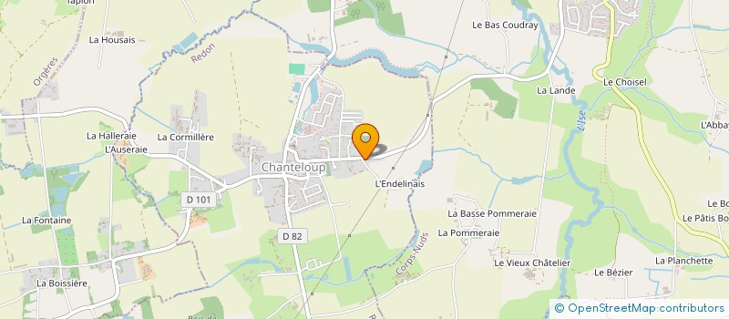 localisation de l'entreprise SCI LE MERCATO  CHANTELOUP