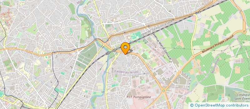 localisation de l'entreprise SCI LE MERDANSON  CASTELNAU-LE-LEZ