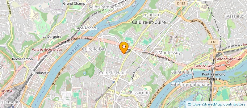 localisation de l'entreprise SCI LE MERENOY  CALUIRE-ET-CUIRE