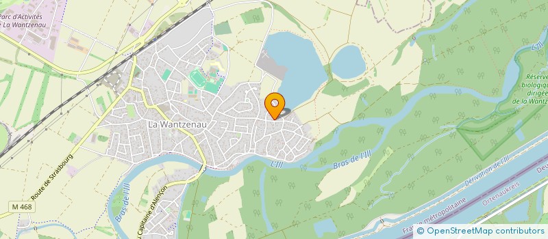 localisation de l'entreprise SCI LE MERLE  LA WANTZENAU