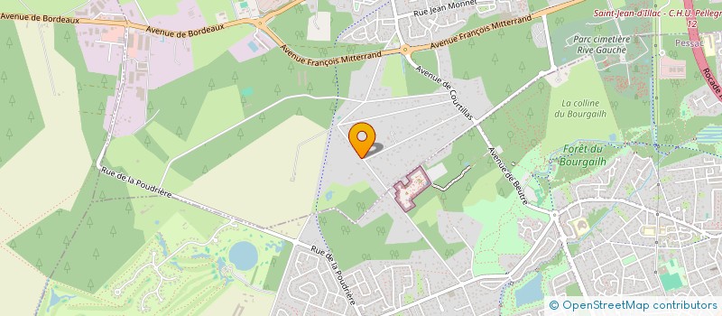 localisation de l'entreprise SCI LE MERLE BLANC à MERIGNAC