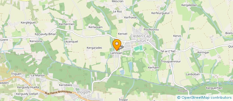 localisation de l'entreprise SCI LE MERRER  CLEDEN-CAP SIZUN