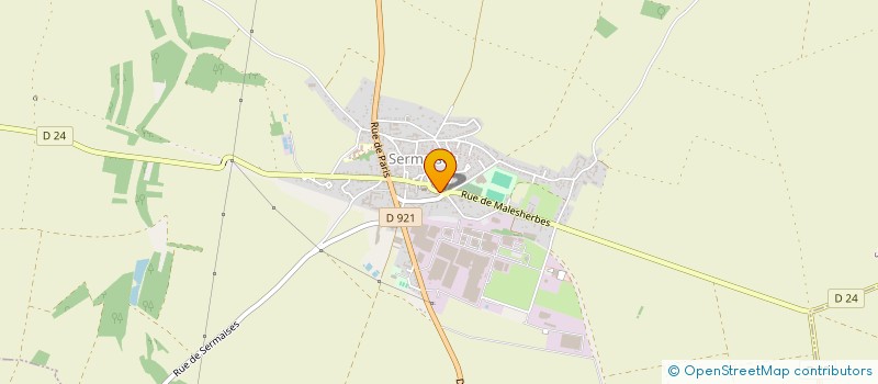 localisation de l'entreprise SCI LE MESNIL  SERMAISES