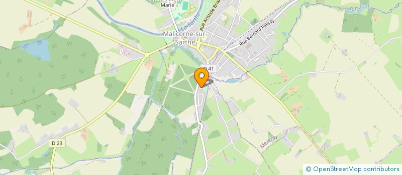 localisation de l'entreprise SCI LE MESNIL  MALICORNE-SUR-SARTHE