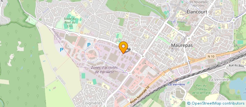 localisation de l'entreprise SCI LE METAL  MAUREPAS