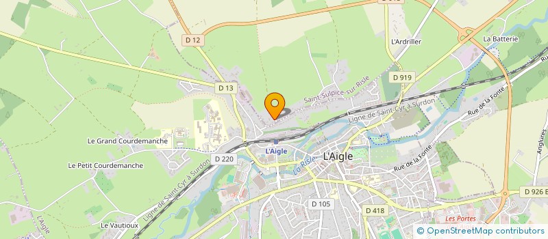 localisation de l'entreprise SCI LE METEORE à SAINT-SULPICE-SUR-RISLE
