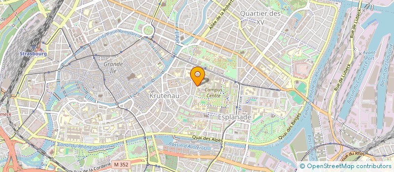 localisation de l'entreprise SCI LE METRONOME à STRASBOURG