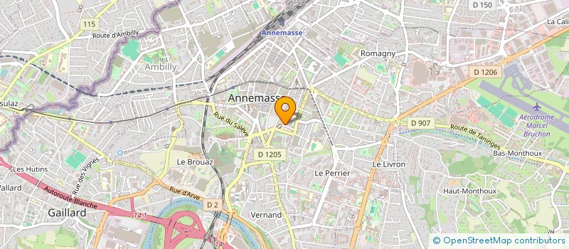 localisation de l'entreprise SCI LE MEUR à ANNEMASSE