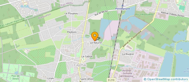 localisation de l'entreprise SCI LE MEURIN à BLANQUEFORT