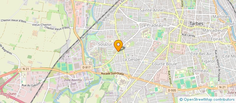 localisation de l'entreprise SCI LE MEXICAIN  TARBES