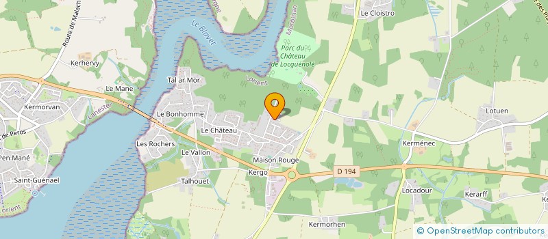 localisation de l'entreprise SCI LE MEZO à KERVIGNAC