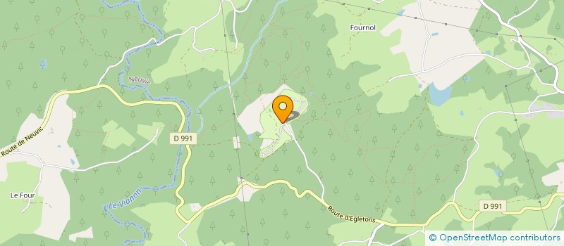 localisation de l'entreprise SCI LE MIALARET  NEUVIC