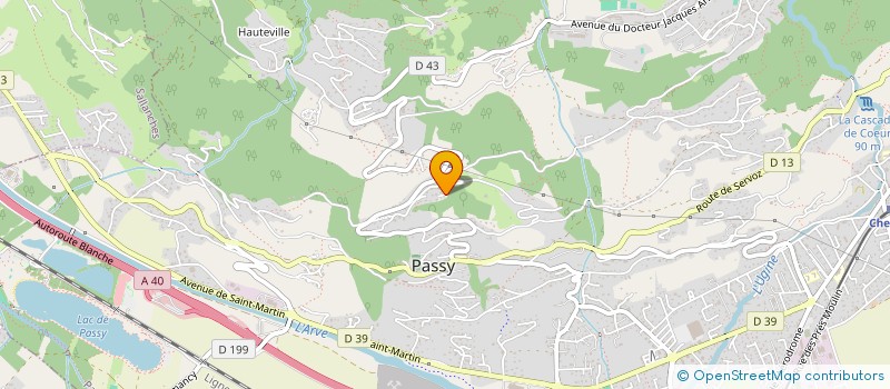 localisation de l'entreprise SCI LE MICHALET à PASSY