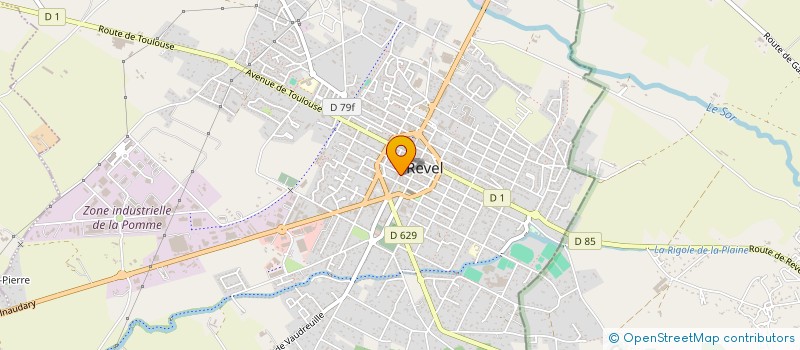 localisation de l'entreprise SCI LE MIDI  REVEL