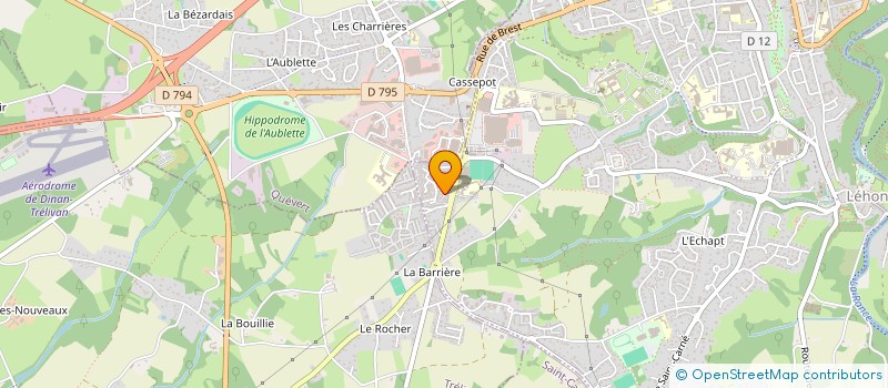 localisation de l'entreprise SCI LE MIGNON  DINAN