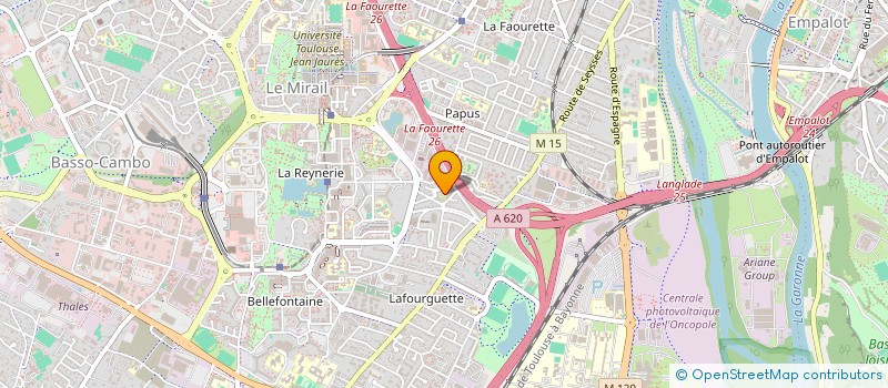 localisation de l'entreprise SCI LE MILAN à TOULOUSE