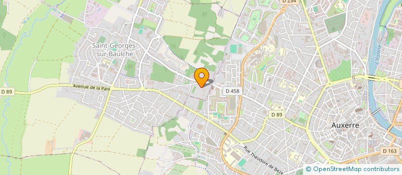 localisation de l'entreprise SCI LE MILIEU DES RUELLES  SAINT-GEORGES-SUR-BAULCHE