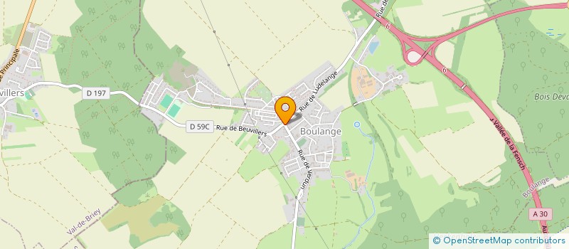 localisation de l'entreprise SCI LE MILLE NIUM  BOULANGE