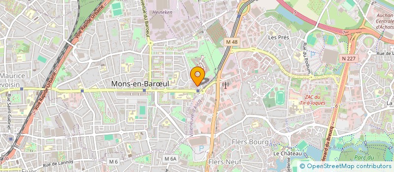 localisation de l'entreprise SCI LE MILLENAIRE  MONS-EN-BARUL