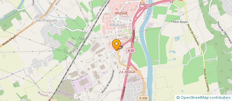 localisation de l'entreprise SCI LE MIMOSA  MONTAUBAN