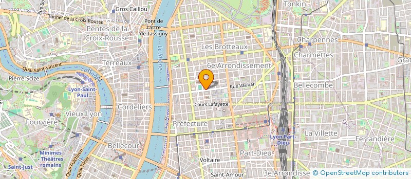 localisation de l'entreprise SCI LE MINE  LYON