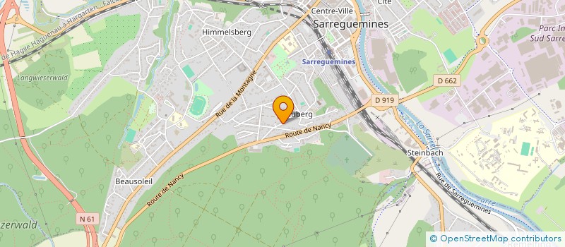 localisation de l'entreprise SCI LE MINERAL 546 à SARREGUEMINES
