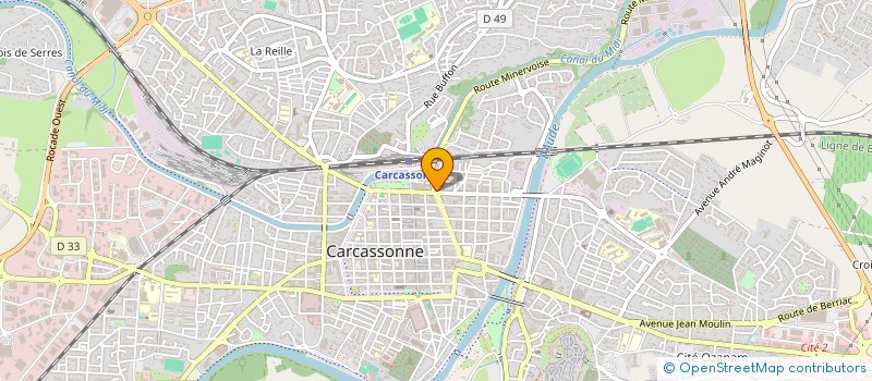 localisation de l'entreprise SCI LE MINERVE à CARCASSONNE