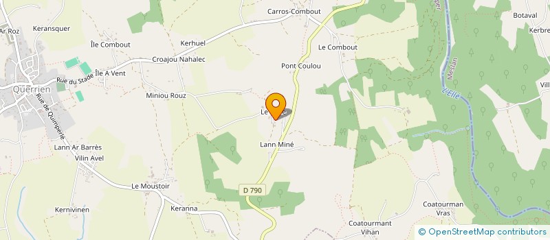 localisation de l'entreprise SCI LE MINEZ  QUERRIEN