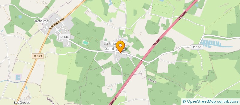 localisation de l'entreprise SCI LE MINI CLOS  LA CHAPELLE-SAINT-LAUD