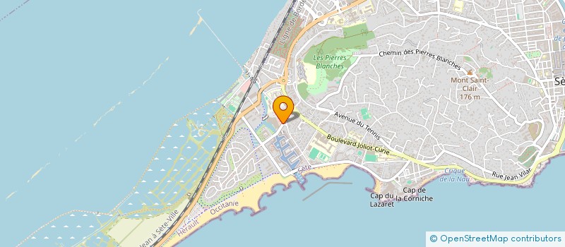 localisation de l'entreprise SCI LE MINI GOLF  SETE