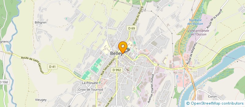 localisation de l'entreprise SCI LE MININA  BELLEY