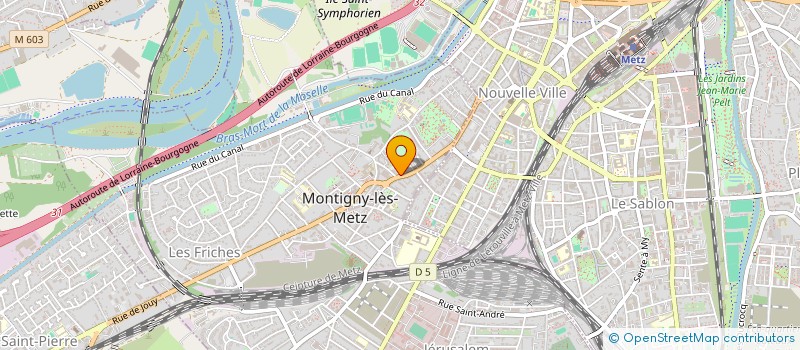 localisation de l'entreprise SCI LE MIRABELLIER à MONTIGNY-LES-METZ