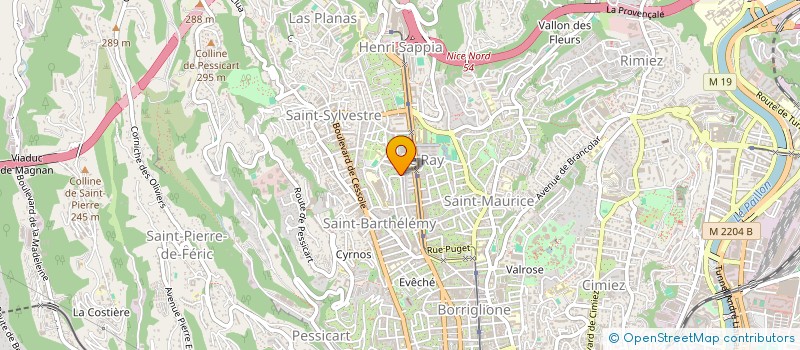 localisation de l'entreprise SCI LE MIRAMAR à NICE