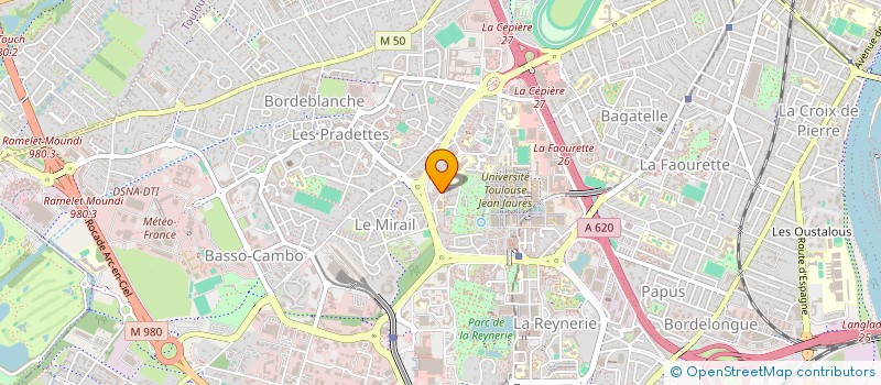localisation de l'entreprise SCI LE MIRELET à TOULOUSE