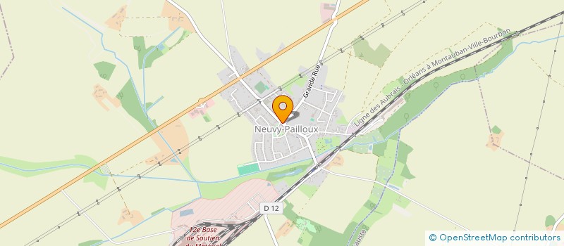 localisation de l'entreprise SCI LE MISTRAL à NEUVY-PAILLOUX