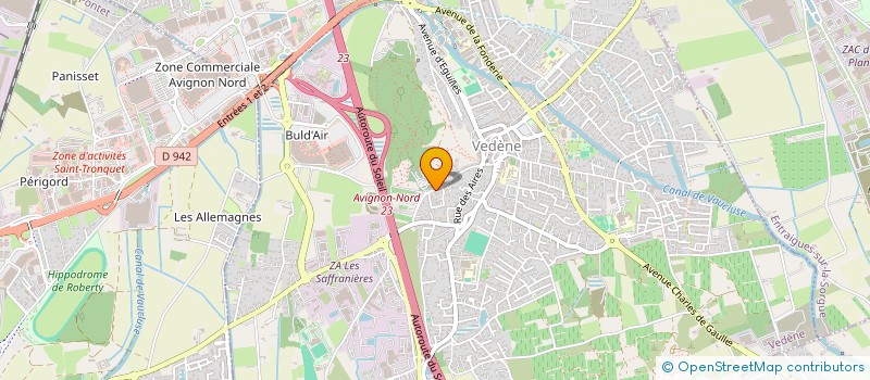 localisation de l'entreprise SCI LE MISTRAL  VEDENE