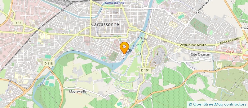 localisation de l'entreprise SCI LE MISTRAL à CARCASSONNE
