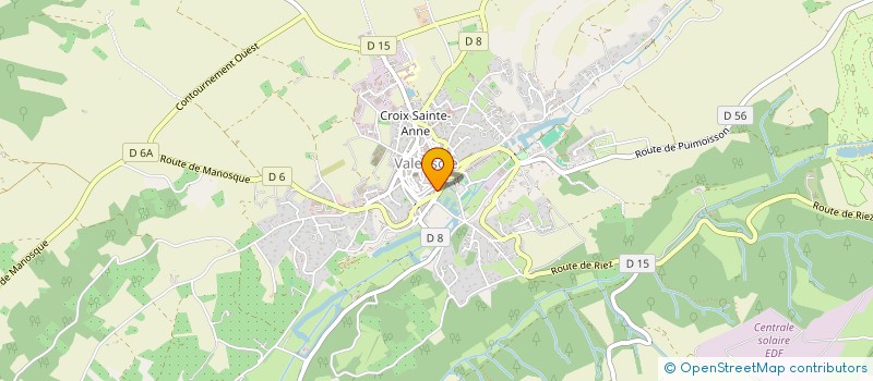 localisation de l'entreprise SCI LE MISTRAL à VALENSOLE
